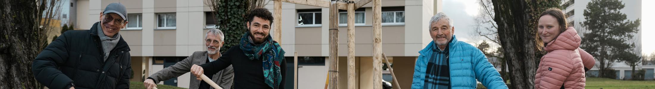 Inauguration d’une aire de jeux et d’une parcelle renaturée à Nyon